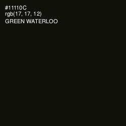#11110C - Green Waterloo Color Image